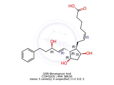 Chemical structure of Bimatoprost Impurity 6