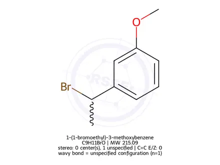 Chemical structure of 1-(1-bromoethyl)-3-methoxybenzene