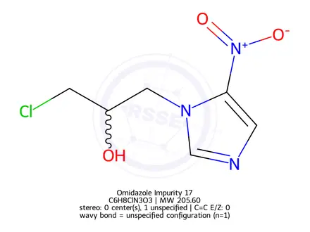 Chemical structure of Ornidazole Impurity 17