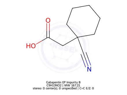 Chemical structure of Gabapentin EP Impurity B