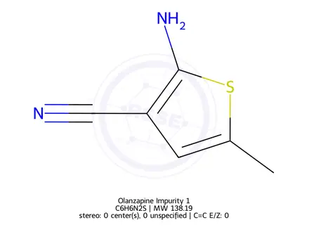Chemical structure of Olanzapine impurity SA