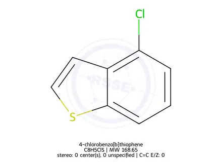 Chemical structure of 4-chlorobenzo[b]thiophene