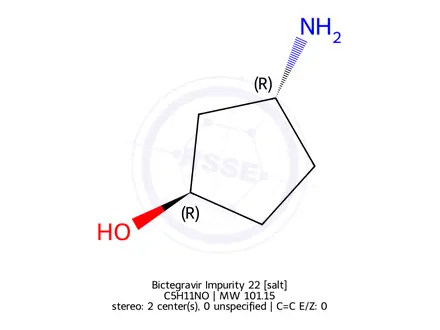 Chemical structure of Bictegravir Impurity 22