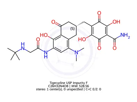 Chemical structure of Tigecycline USP Impurity F