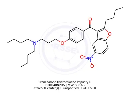 Chemical structure of Dronedarone Impurity 14