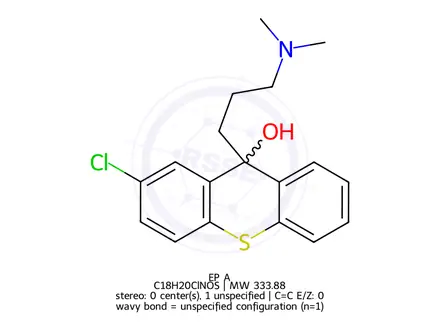 Chemical structure of Chlorprothixene EP Impurity A
