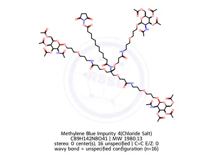 Chemical structure of Methylene Blue Impurity 4(Chloride Salt)