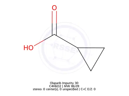 Chemical structure of Olaparib Impurity 30