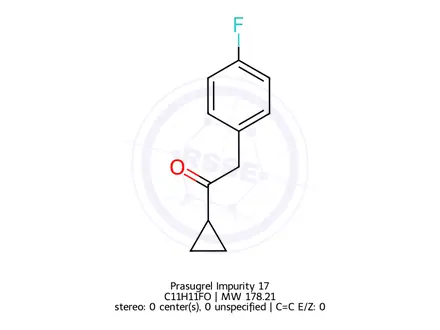 Chemical structure of Prasugrel Impurity 17