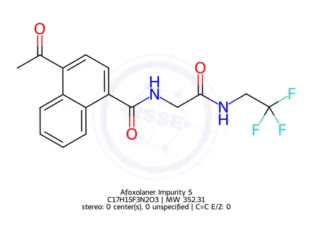 Chemical structure of Afoxolaner Impurity 5