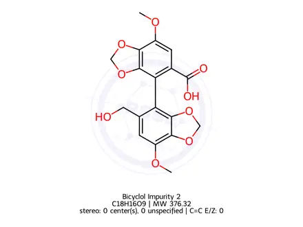 Chemical structure of Bicyclol Impurity 2