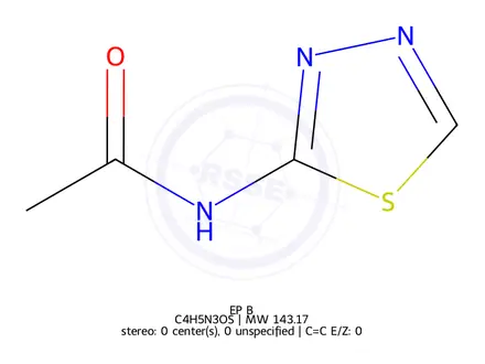 Chemical structure of Acetazolamide EP Impurity B