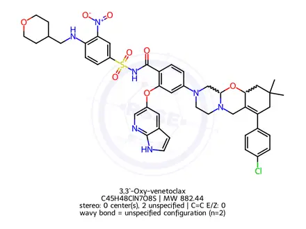 Chemical structure of 3,3`-Oxy-venetoclax