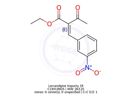 Chemical structure of Lercanidipine Impurity 19