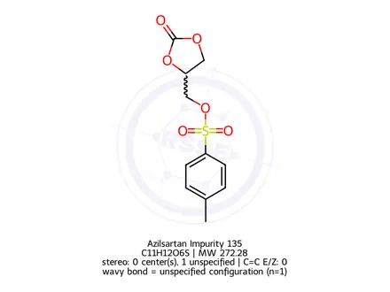 Chemical structure of Azilsartan Impurity 135