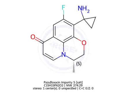 Chemical structure of Pazufloxacin Impurity 5