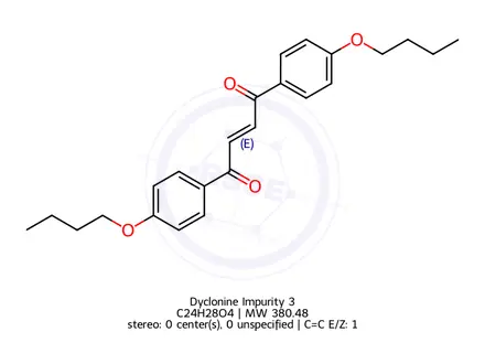 Chemical structure of Dyclonine Impurity 3