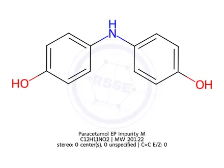 Chemical structure of Paracetamol EP Impurity M