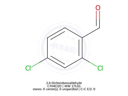 Chemical structure of 2,4-Dichlorobenzaldehyde