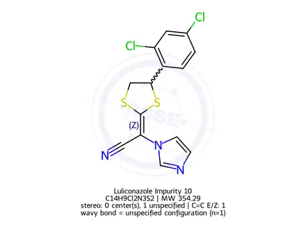 Chemical structure of Luliconazole Impurity 10