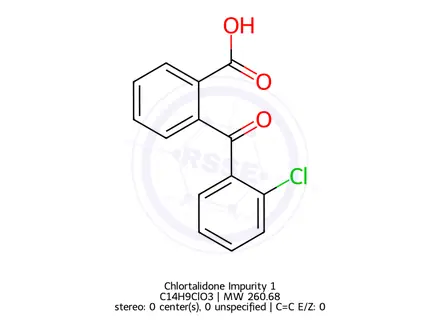 Chemical structure of Chlortalidone Impurity 1