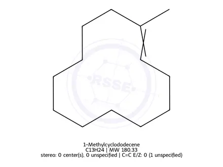 Chemical structure of 1-Methylcyclododecene