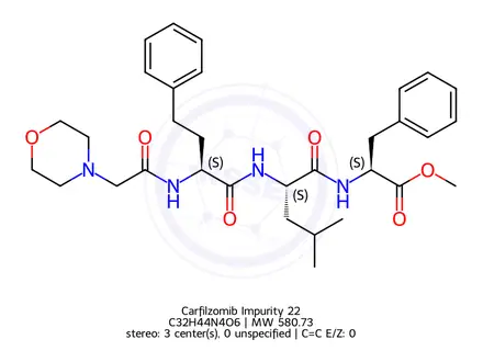 Chemical structure of Carfilzomib Impurity 22