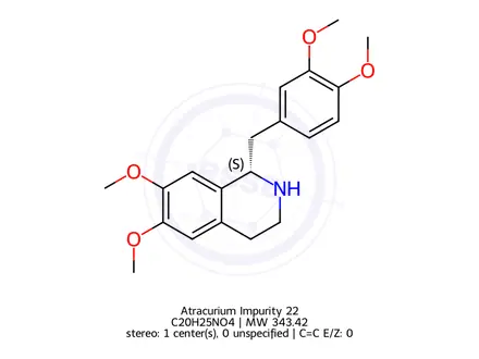 Chemical structure of Atracurium Impurity 22