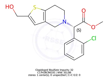 Chemical structure of Clopidogrel Bisulfate Impurity 32