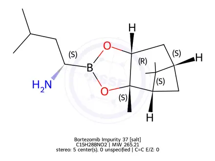Chemical structure of Bortezomib Impurity 32