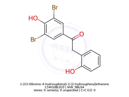 Chemical structure of Benzbromarone Impurity 18