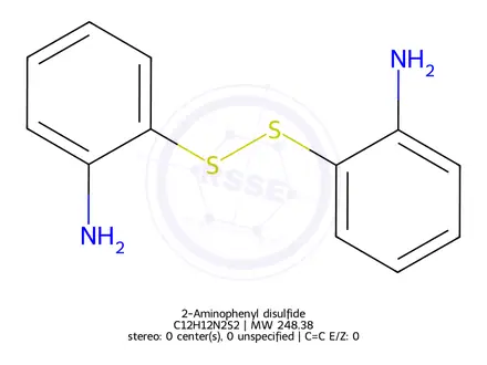 Chemical structure of 2-Aminophenyl disulfide