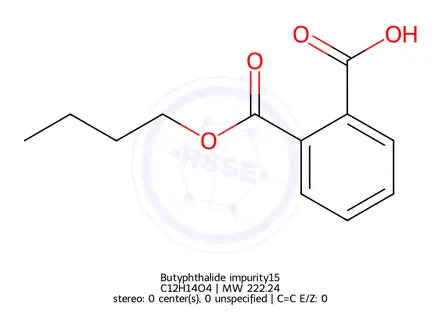 Chemical structure of Butyphthalide impurity15