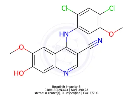 Chemical structure of Bosutinib Impurity 4