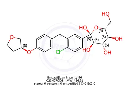 Chemical structure of Empagliflozin Impurity 96