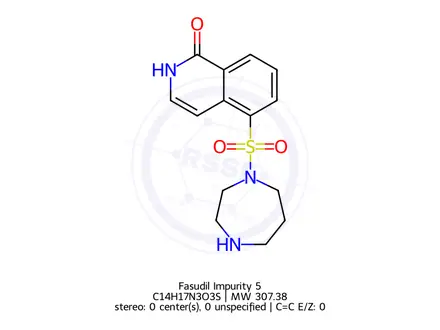 Chemical structure of Fasudil Impurity 5