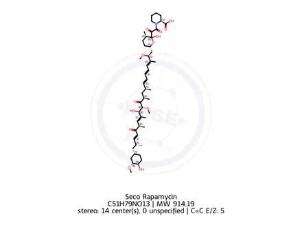 Chemical structure of Temsirolimus Impurity 9