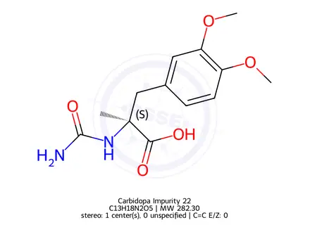 Chemical structure of Carbidopa Impurity 22