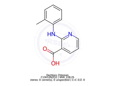 Chemical structure of Clonixin Impurity 1