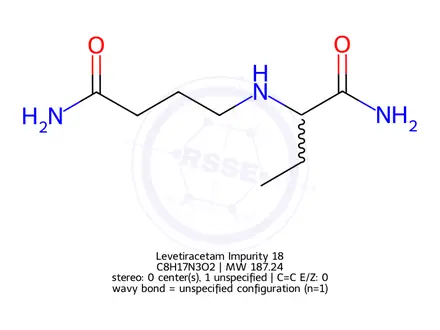 Chemical structure of Levetiracetam Impurity 18