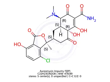 Chemical structure of Aureomycin Impurity F(EP)