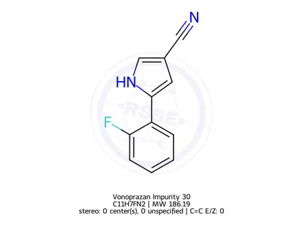 Chemical structure of Vonoprazan Impurity 30