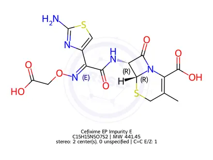 Chemical structure of Cefixime EP Impurity E