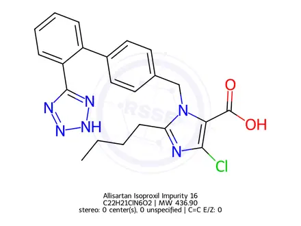 Chemical structure of Allisartan Isoproxil Impurity 16