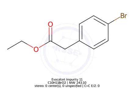 Chemical structure of Evocalcet Impurity 11