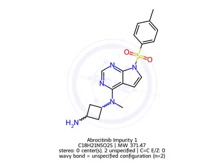 Chemical structure of Abrocitinib Impurity 1
