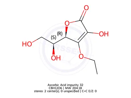 Chemical structure of Ascorbic Acid impurity 32