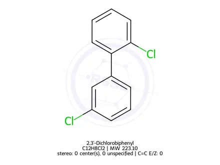 Chemical structure of 2,3'-Dichlorobiphenyl