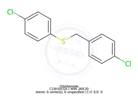 Chemical structure of Chlorbenside