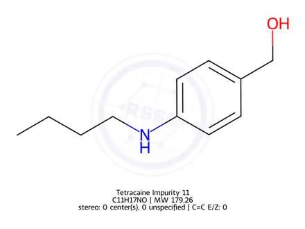 Chemical structure of Tetracaine Impurity 11